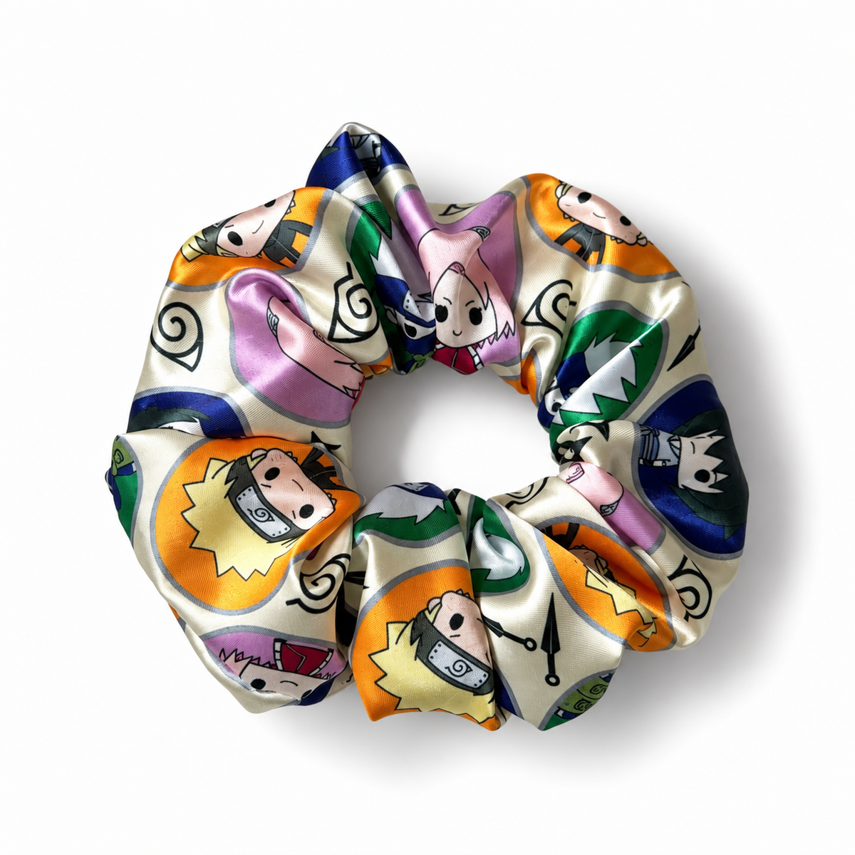 Shinobi Spirit Satin Scrunchie