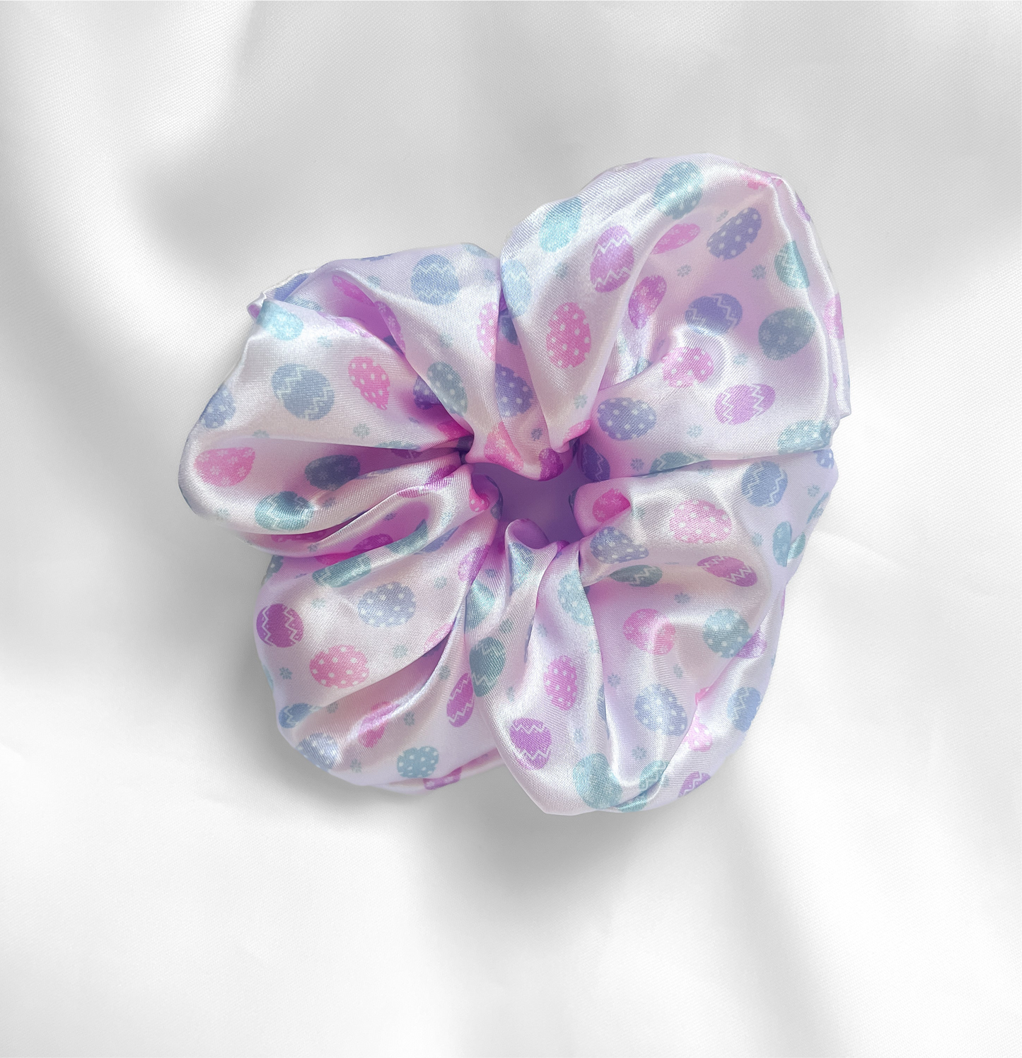 Easter Egg Satin Scrunchie