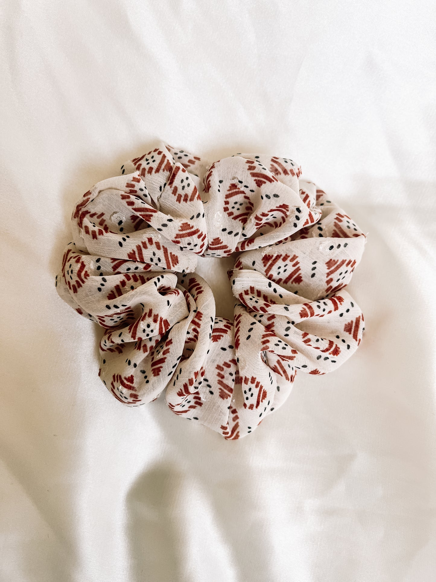 Boho Chiffon Scrunchie