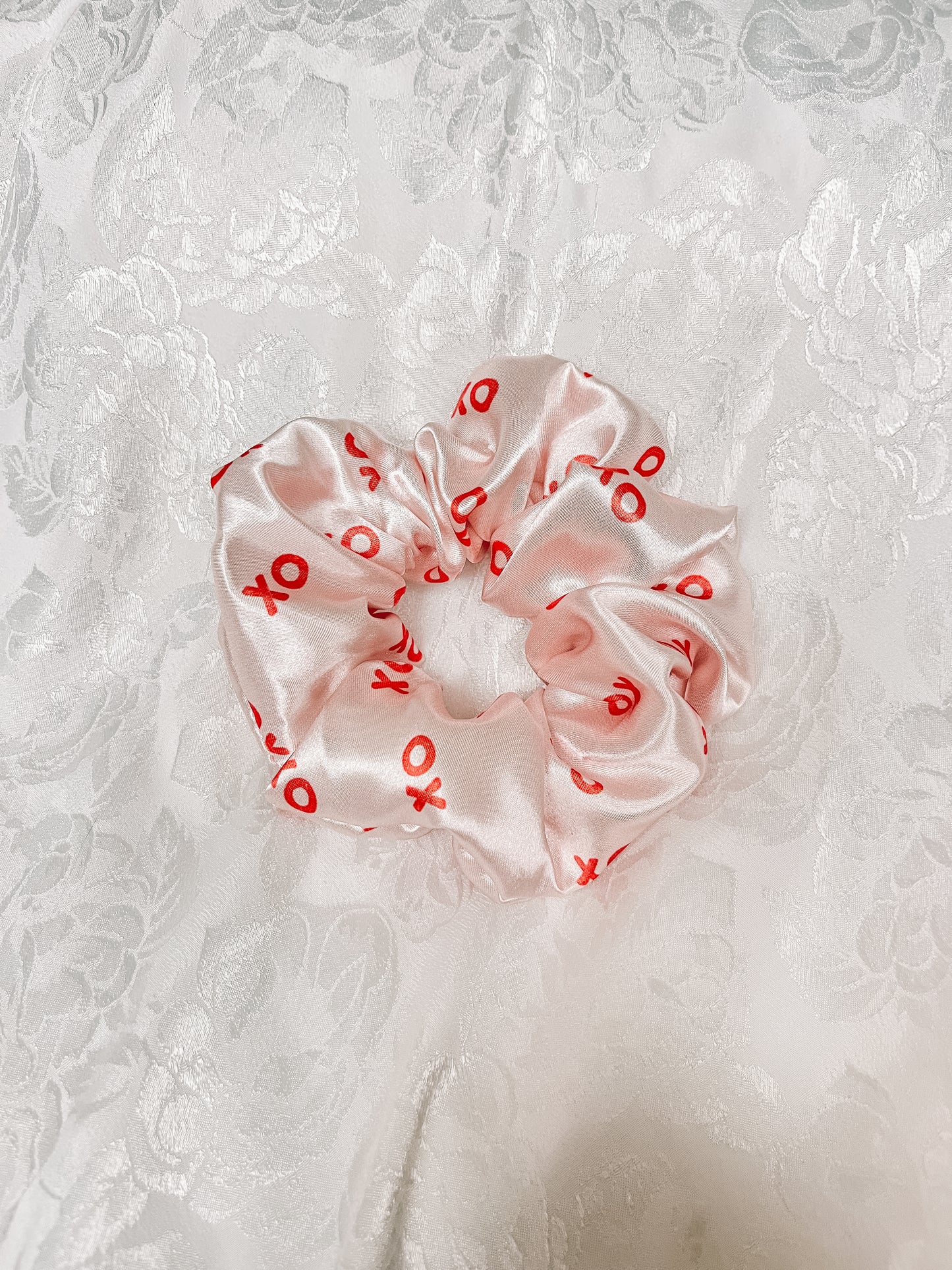 XOXO Satin Scrunchie