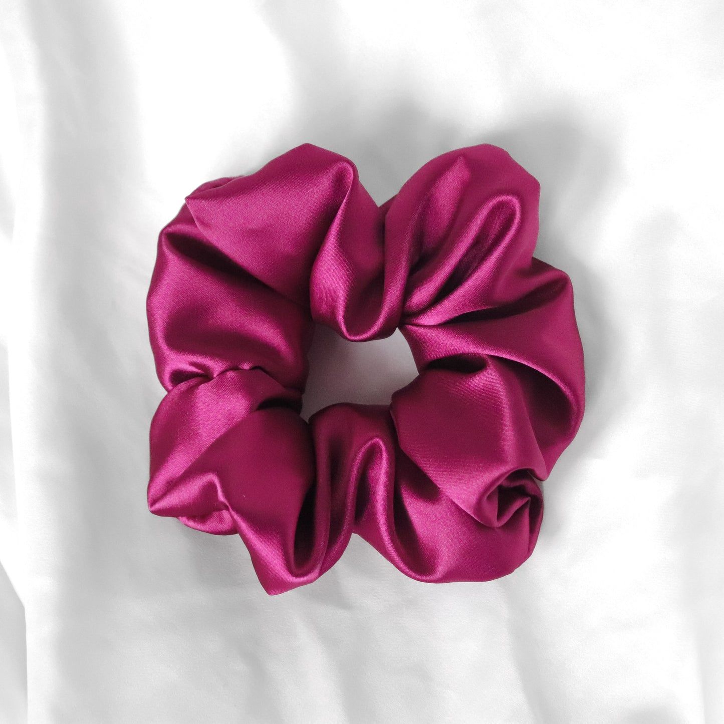 Berry Satin Scrunchie