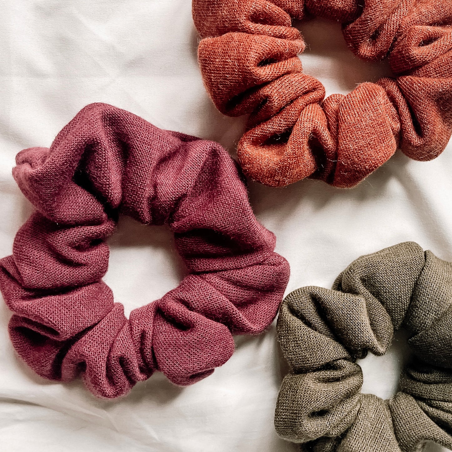 Sweater Knit Scrunchies