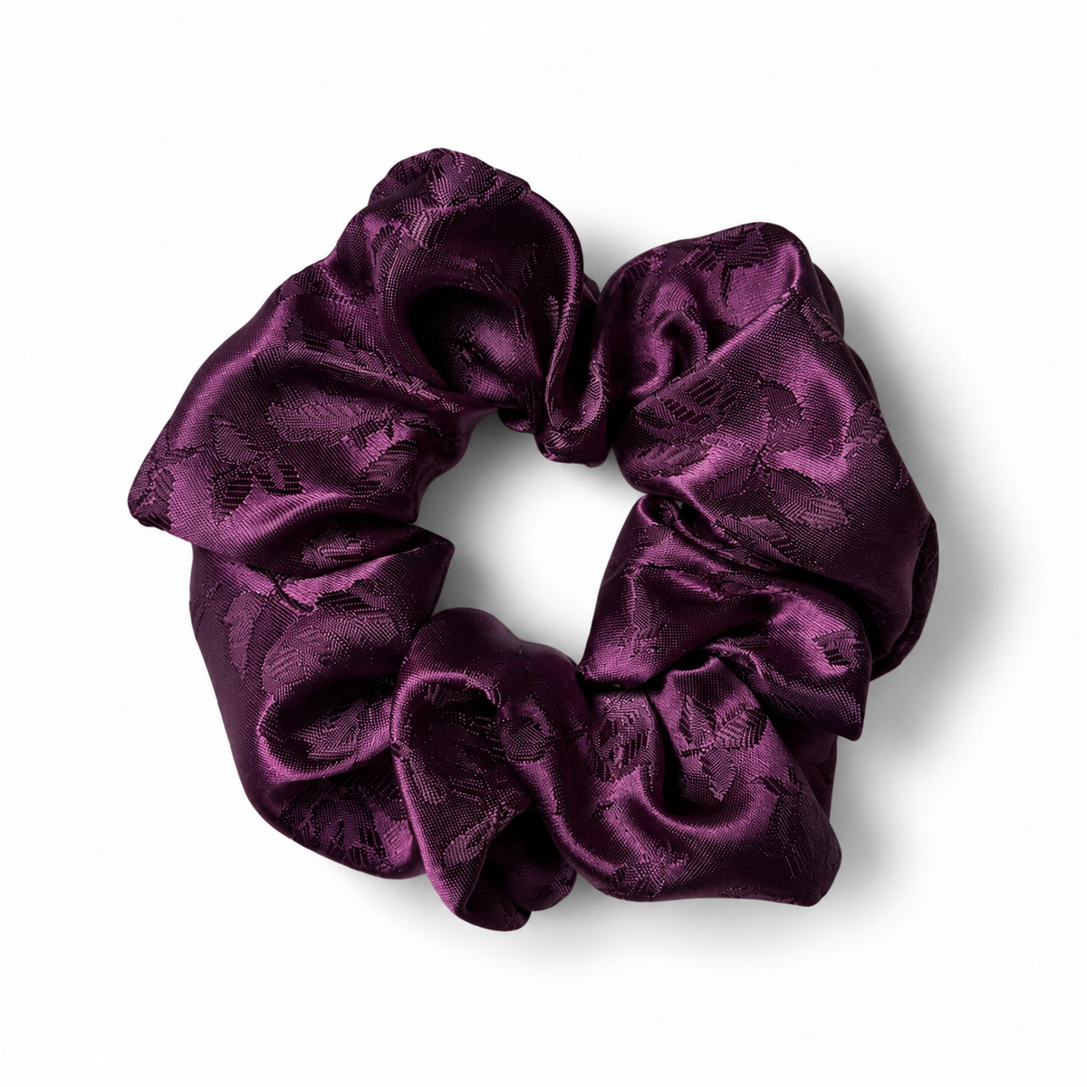 Blackberry Satin Scrunchie