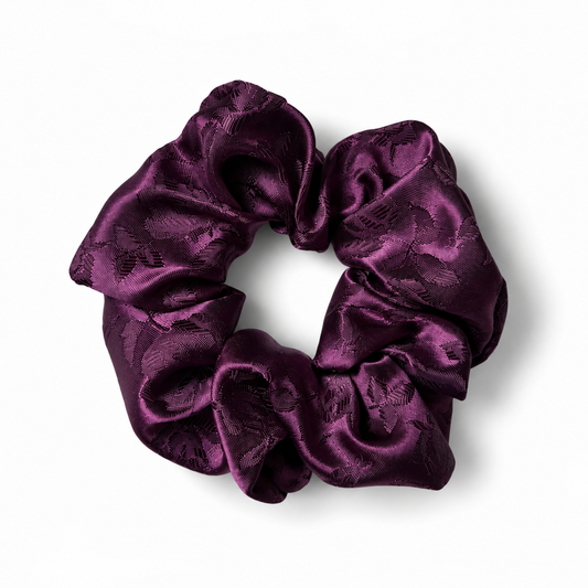 Blackberry Satin Scrunchie