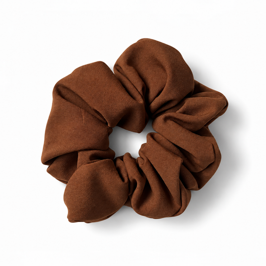 Umber Cotton Scrunchie
