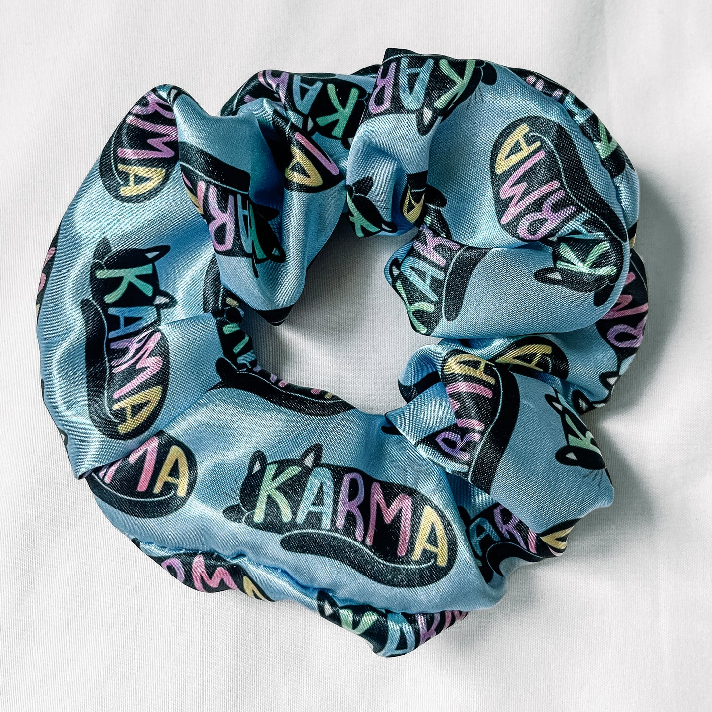 Karma Satin Scrunchie