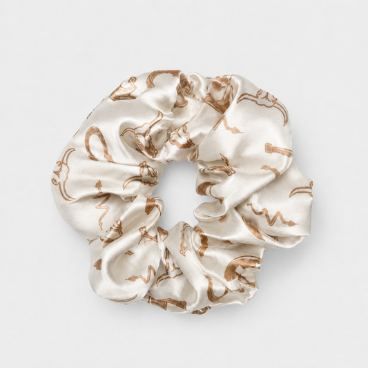 Boho Cowboy Satin Scrunchie