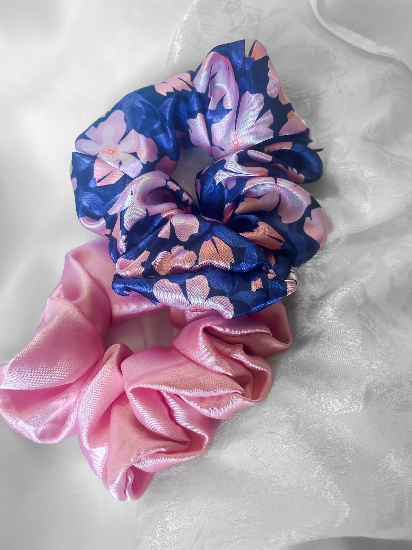 Azalea Satin Scrunchie