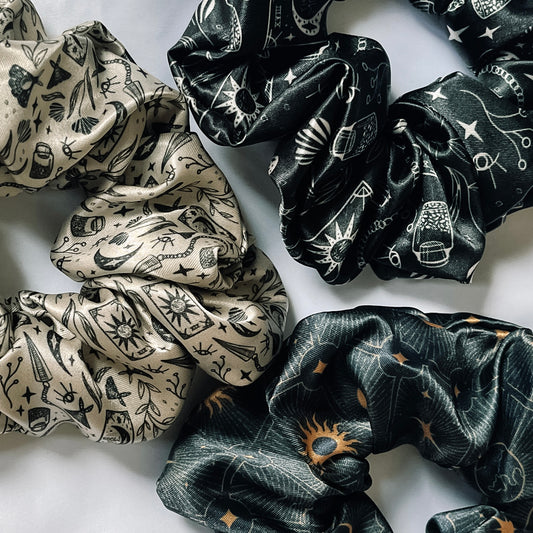 Tarot Satin Scrunchies