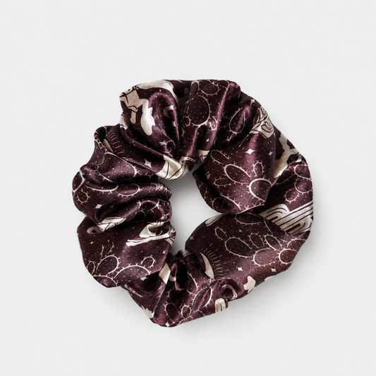 Cowboys and Cacti Satin Scrunchie