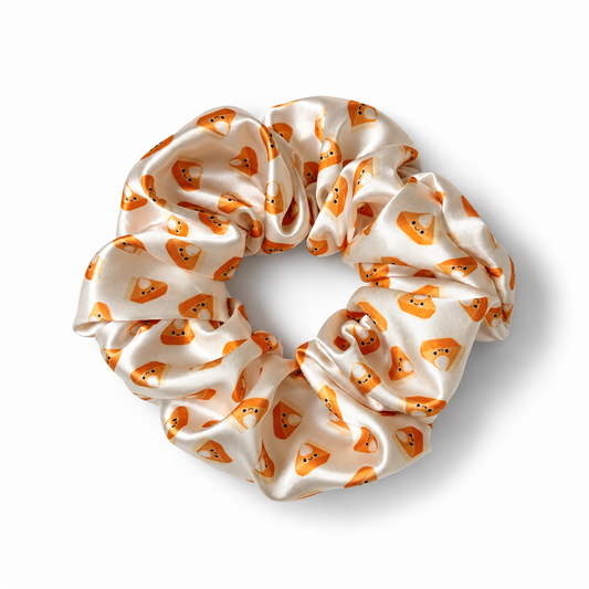 Pumpkin Pie Satin Scrunchie