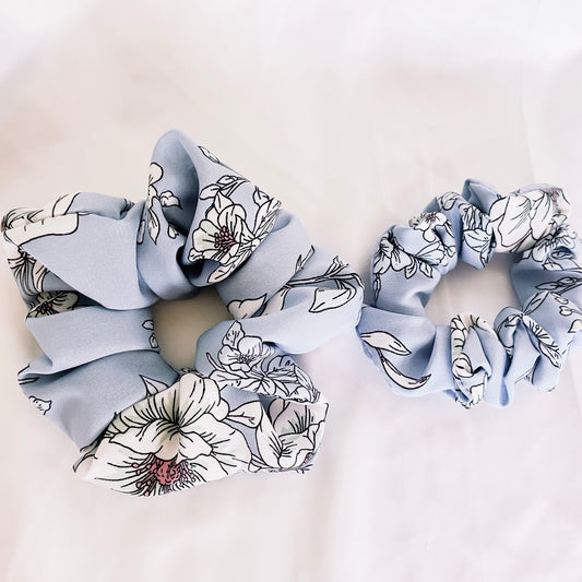 Camellia Satin Scrunchie