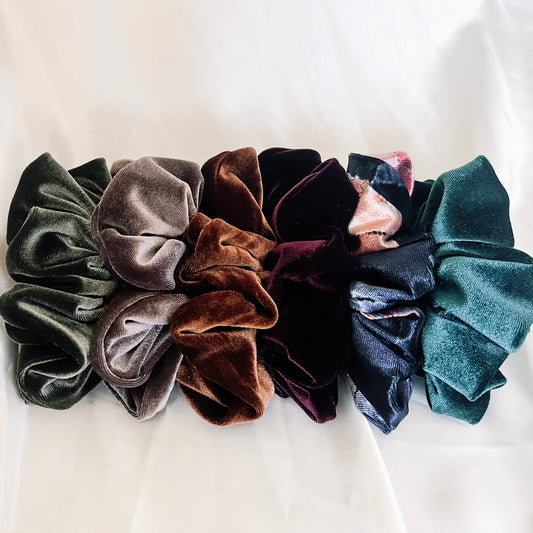 Velour Scrunchies