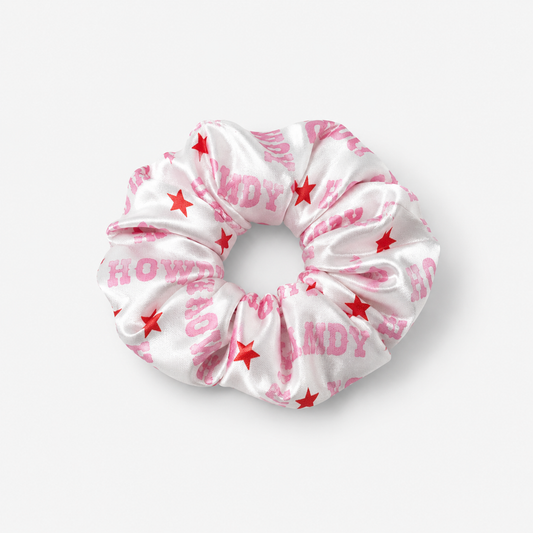 Howdy! Satin Scrunchie