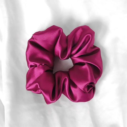 Berry Satin Scrunchie