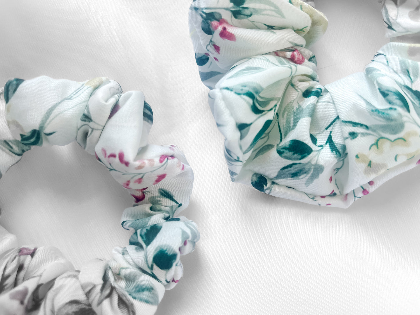 Gardenia Cotton Scrunchie