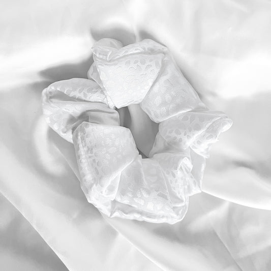 Pearl Essence Satin Scrunchie