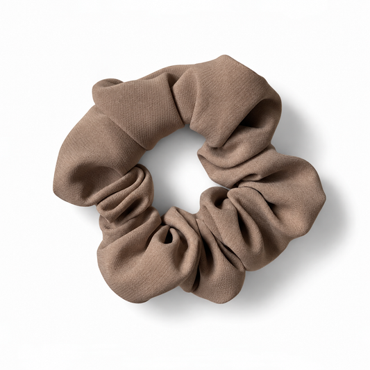 Mushroom Cotton Scrunchie