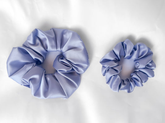 Lavender Satin Scrunchie