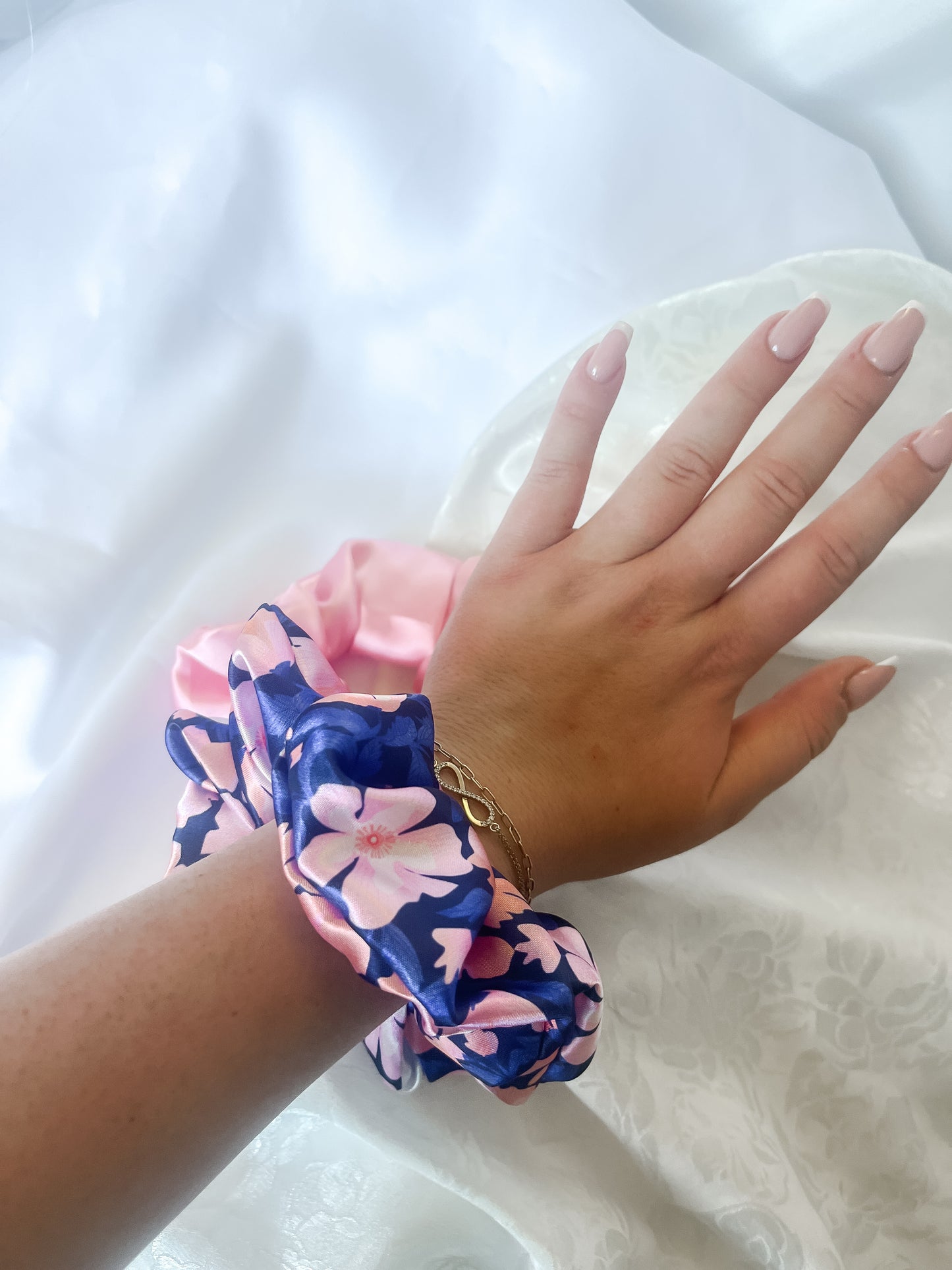 Azalea Satin Scrunchie