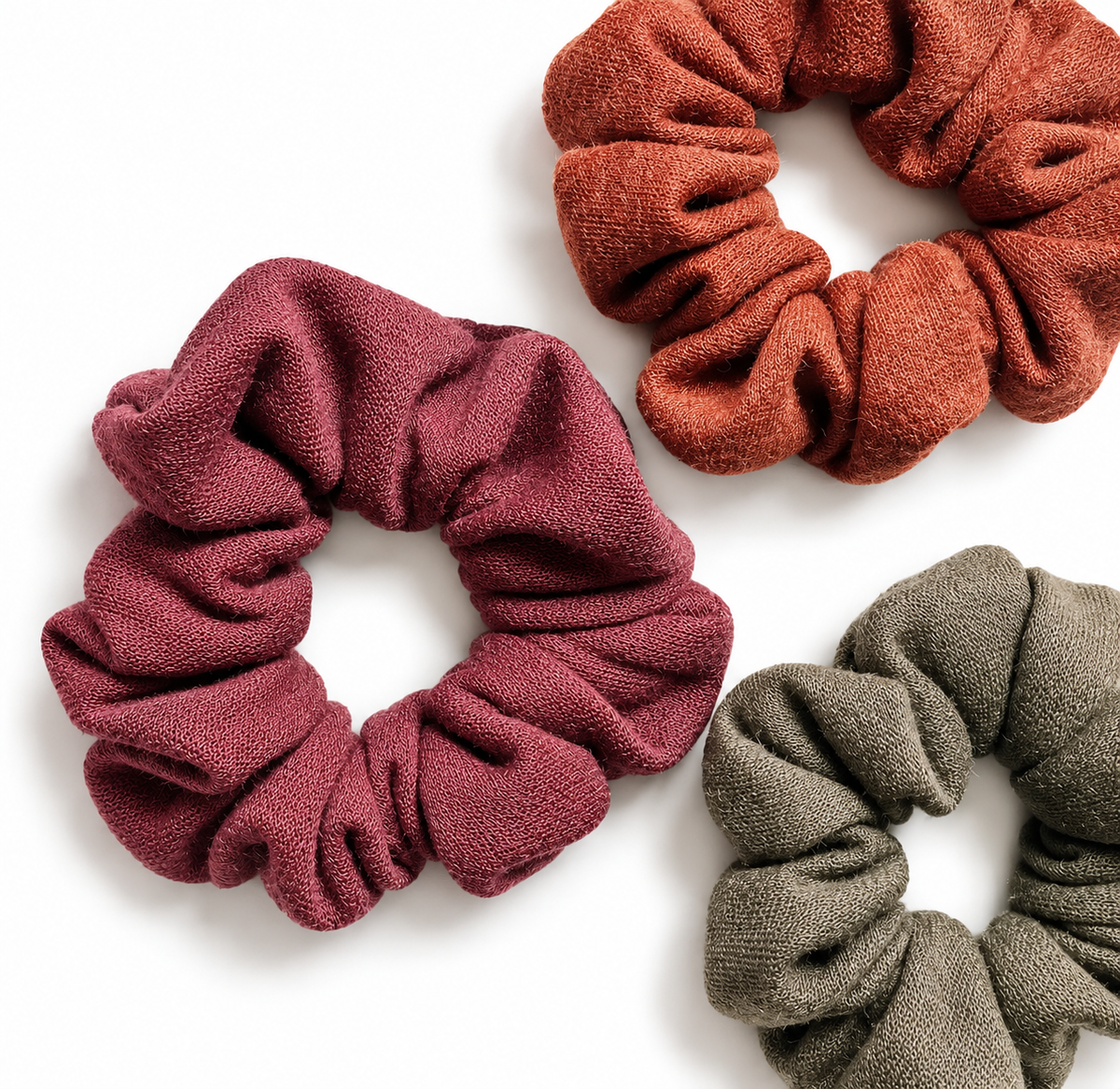 Sweater Knit Scrunchies
