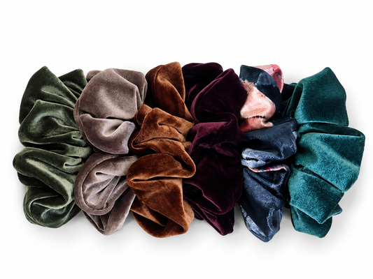 Velour Scrunchies