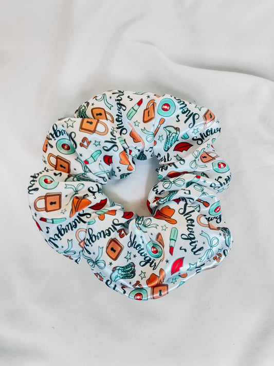 Showgirl Satin Scrunchie