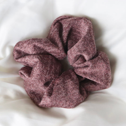 Dusty Rose Knit - Tana's Scrunchies